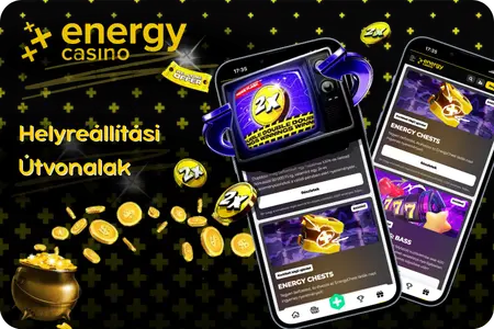 Bónuszkód ellenőrzése asztali gépen az Energy Casinónál