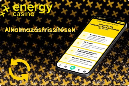 Energycasino alkalmazás frissítések