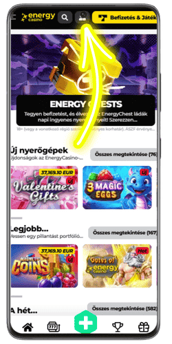 Energy Kaszinó Bejelentkezés