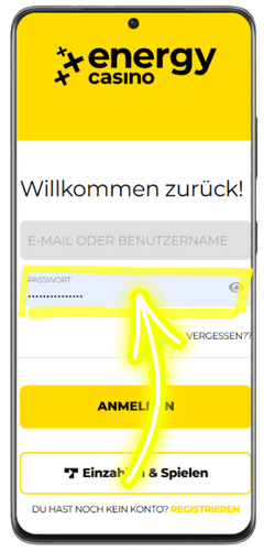 Energy Casino Passwort