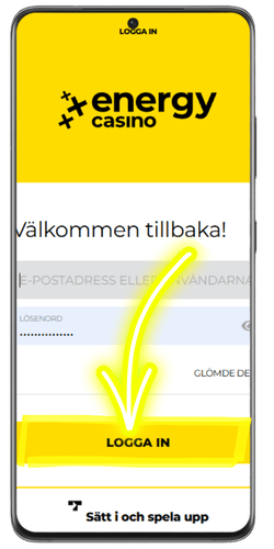 Energy Casino bekräftar
