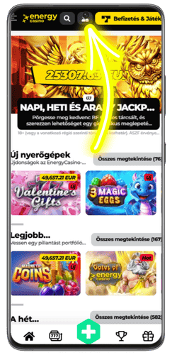 Inloggen bij Energy Casino