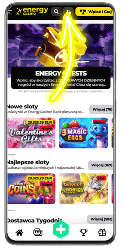 Logowanie do Energy Casino