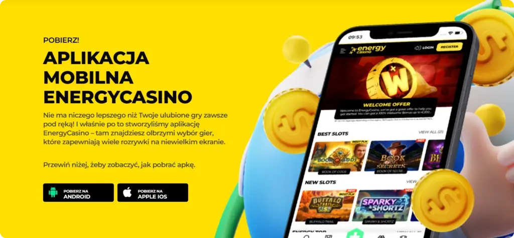 Strona Energycasino mobile app