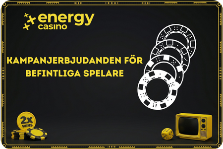 Kampanjerbjudanden för befintliga spelare med Energy Casino code